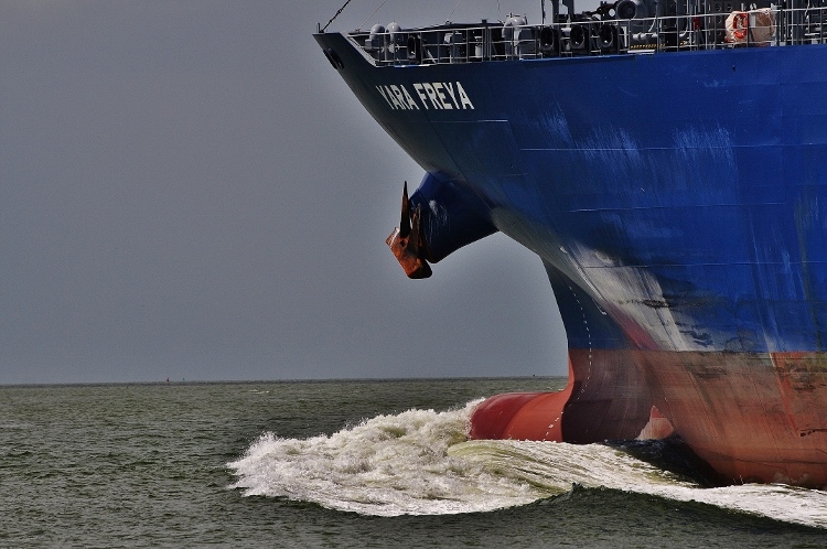 freighter closeup